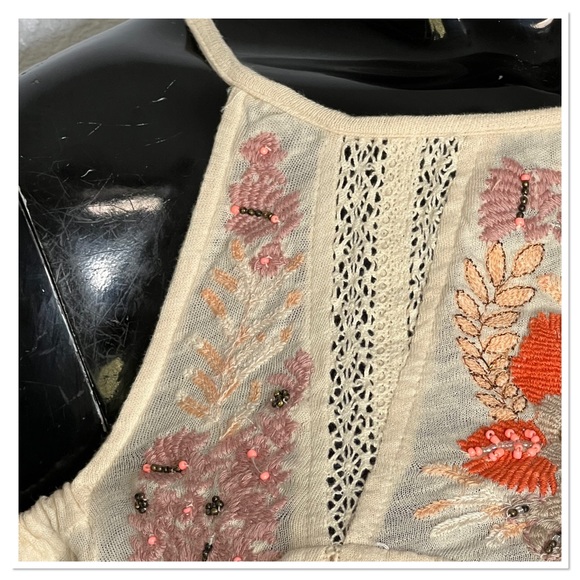 Free People Fast Times Cold Shoulder Top Sz XS - Picture 5 of 15